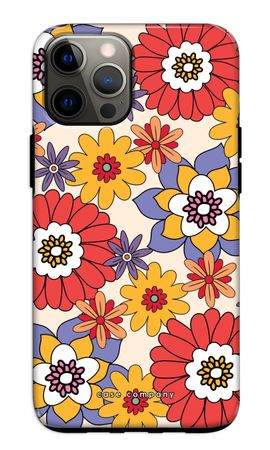 Retro Flowers - Yellow