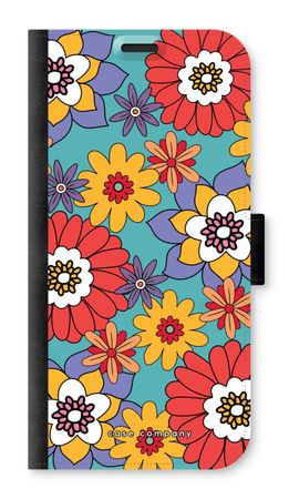 Retro Flowers - Blue