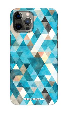 Coloured triangles blue