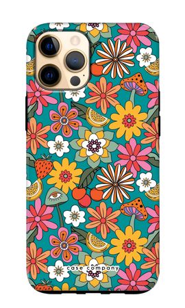 Retro Flowers N°2 - Blue