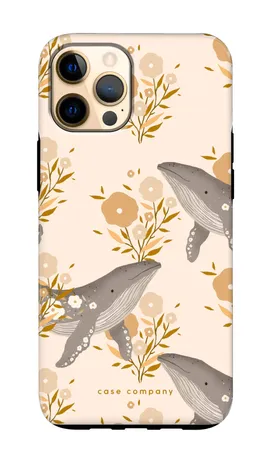 Floral Whales, Husă rezistentă iPhone 12 Pro Max