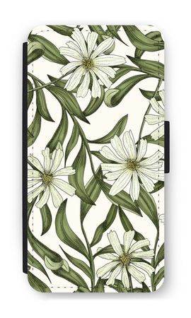 Wit bloemenpatroon