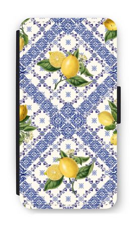 Tejas azules y limones