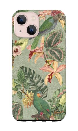 Tropical jungle parrot