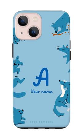 Playful Dogs Monogram