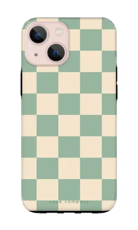Checkered Mint, iPhone 13 izturīgs vāciņš