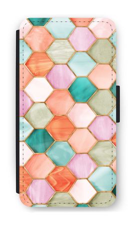 Hexagons in stained glass