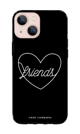 Friends heart black