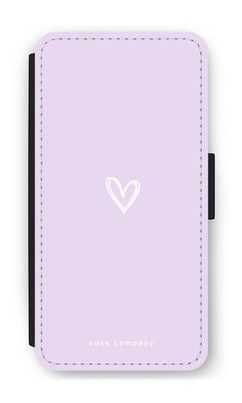 Pequeño corazón púrpura