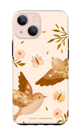 Fluttering Pair, iPhone 13 hårt skal