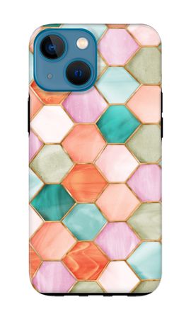 Hexagons in stained glass