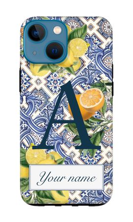 Monogram Blue tiles
