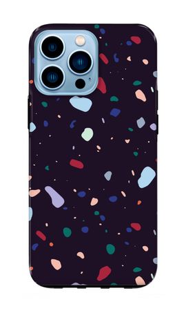 Dark Rounded Terrazzo