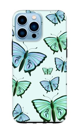 Blue & Green Butterflies