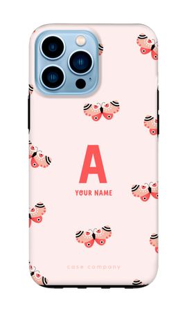 Rosy Butterflies Monogram