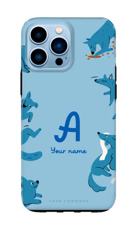 Playful Dogs Monogram