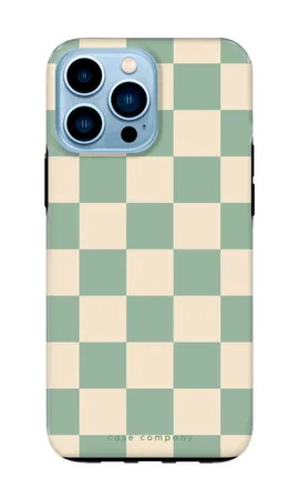 Checkered Mint, iPhone 13 Pro robuste Hülle