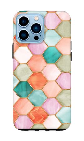 Hexagons in stained glass