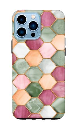 Hexagons in stained glass