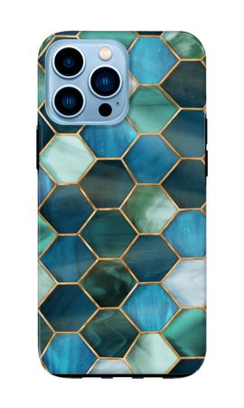 Hexagons in stained glass