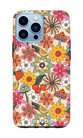 Retro Flowers N°2 - Yellow