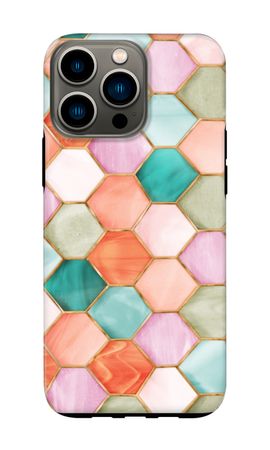 Hexagons in stained glass