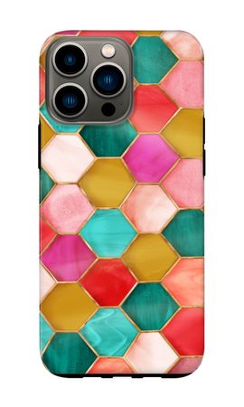 Hexagons in stained glass