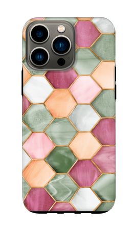 Hexagons in stained glass