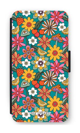 Retro Flowers N°2 - Blue