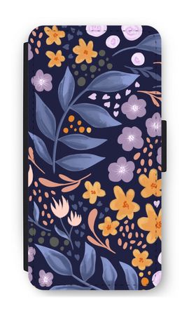 Flowers with blue leaves