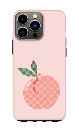 Stitched Peach