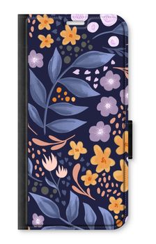 Flowers with blue leaves
