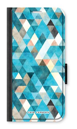 Coloured triangles blue
