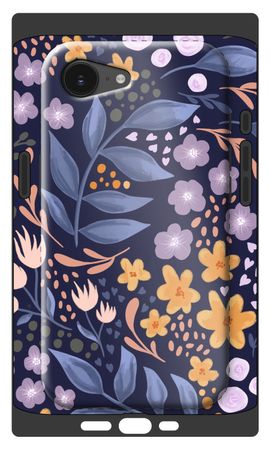 Flowers with blue leaves