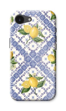 Blue tiles and lemons