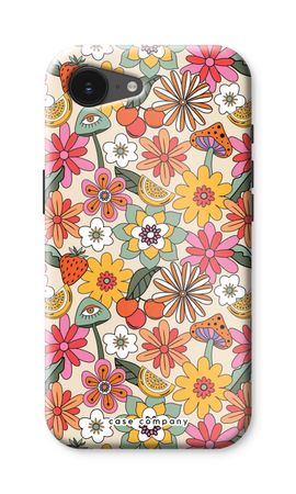 Retro bloemen N°2 - Geel