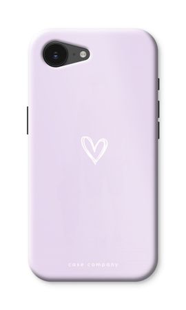 Pequeño corazón púrpura