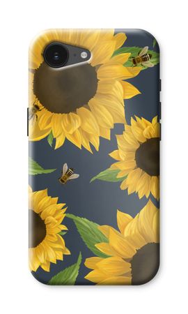 Sunflower and bees