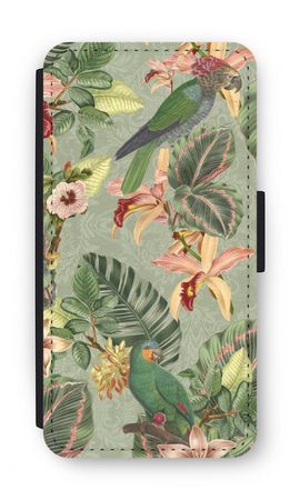 Tropical jungle parrot