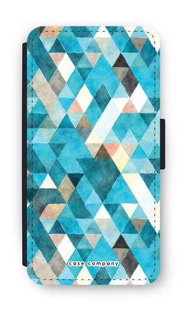 Coloured triangles blue