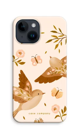 Fluttering Pair, iPhone 14 hårt skal