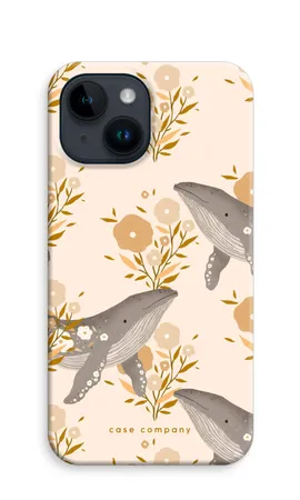 Floral Whales, iPhone 14 hårt skal