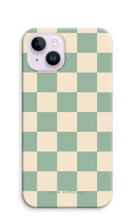 Checkered Mint, iPhone 14 Plus robuste Hülle
