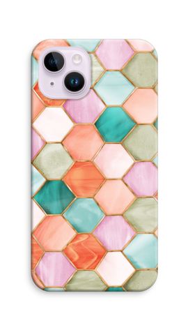 Hexagons in stained glass