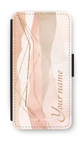 Gold Lines Namecase - Blush