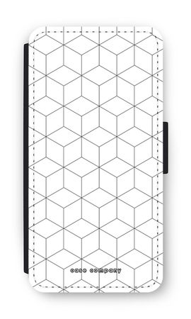 Cubes black and white