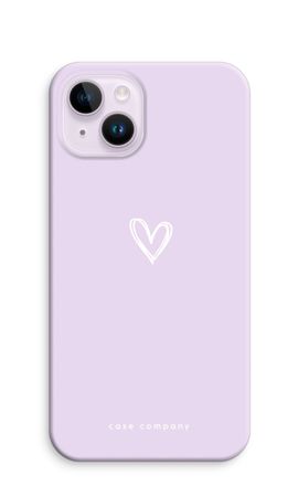 Pequeño corazón púrpura