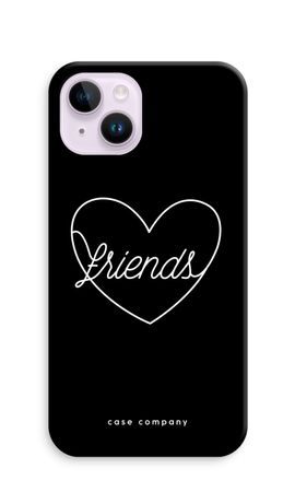 Friends heart black