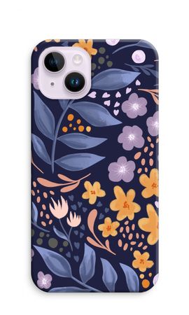 Flowers with blue leaves