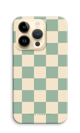 Checkered Mint, iPhone 14 Pro robuste Hülle